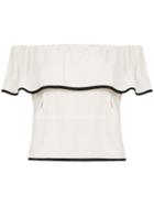 Olympiah Jasmine Off The Shoulder Blouse - Nude & Neutrals