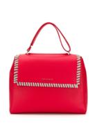 Orciani Chain Embellished Tote Bag - Red