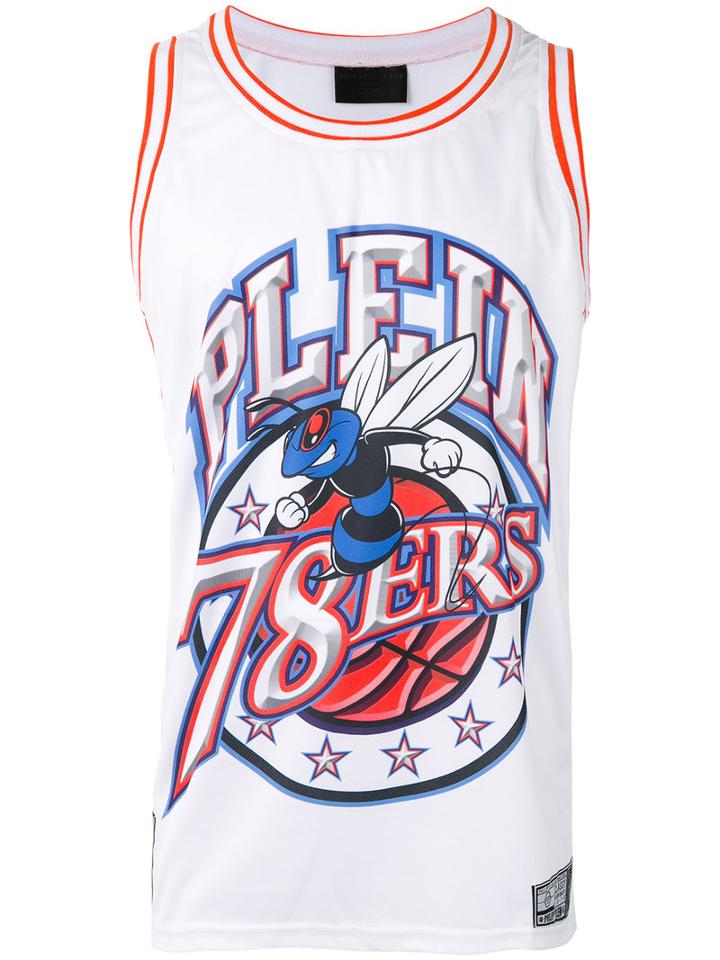 Philipp Plein - Print Tank Top - Men - Polyester - Xl, White, Polyester