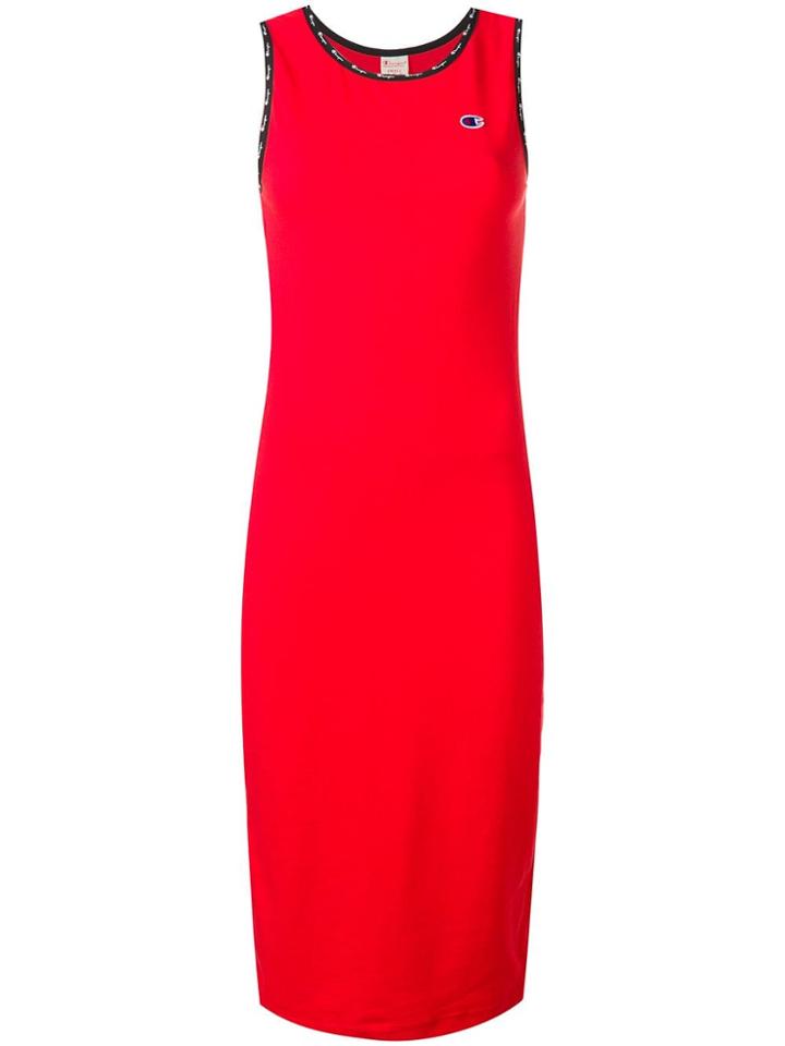 Champion Fitted Jersey Dress - Red