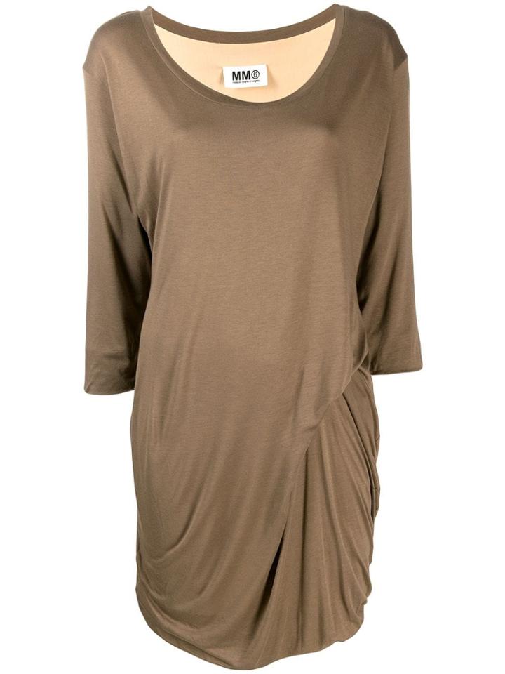 Maison Martin Margiela Pre-owned '1990s Scoop Neck Dress - Neutrals
