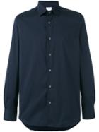 Paul Smith Classic Shirt, Men's, Size: 18, Blue, Cotton/nylon/spandex/elastane