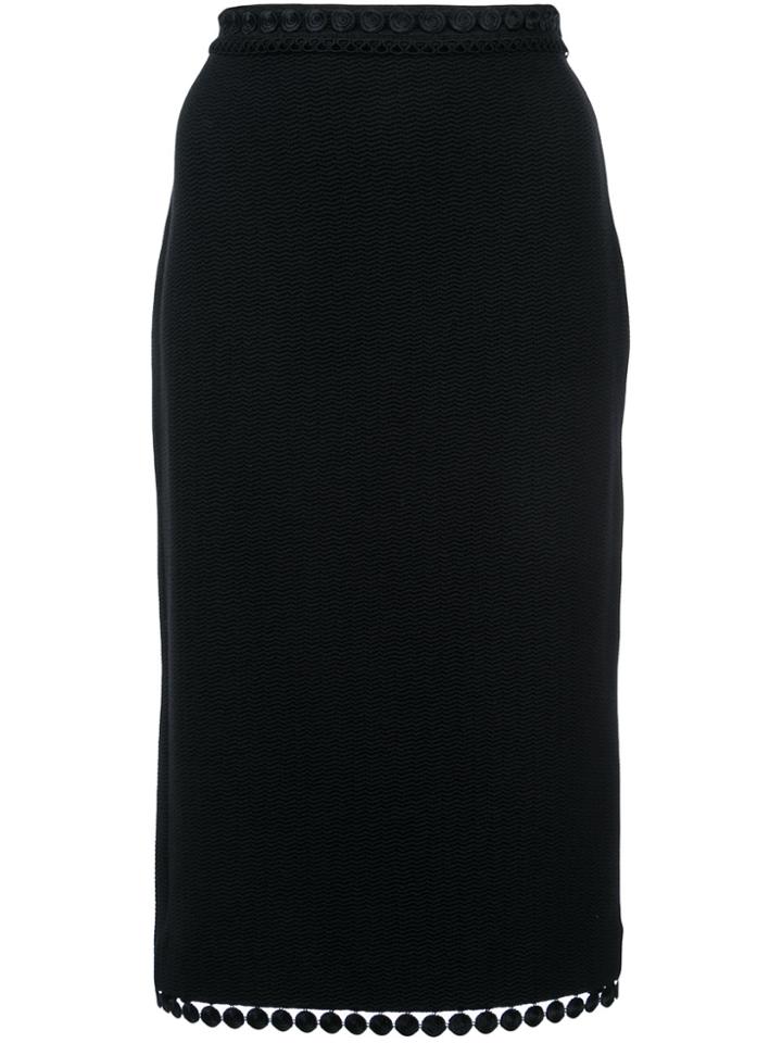 Boutique Moschino Slim-fit Pencil Skirt - Black