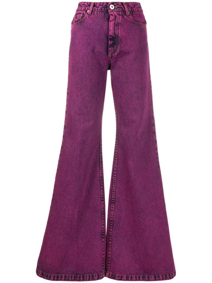 Matthew Adams Dolan High-rise Flared Jeans - Pink