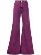 Matthew Adams Dolan High-rise Flared Jeans - Pink