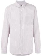 A.p.c. - Striped Shirt - Men - Cotton - S, Red, Cotton