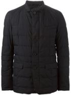 Herno Collared Padded Jacket - Blue