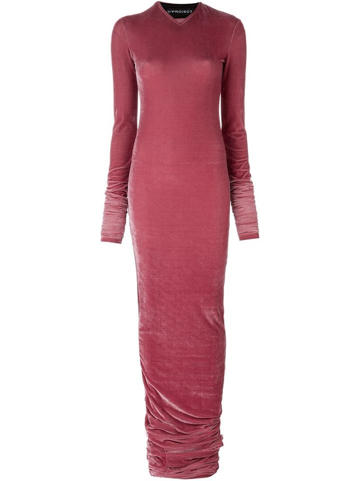 Y / Project Fitted Velvet Dress