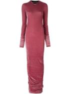 Y / Project Fitted Velvet Dress