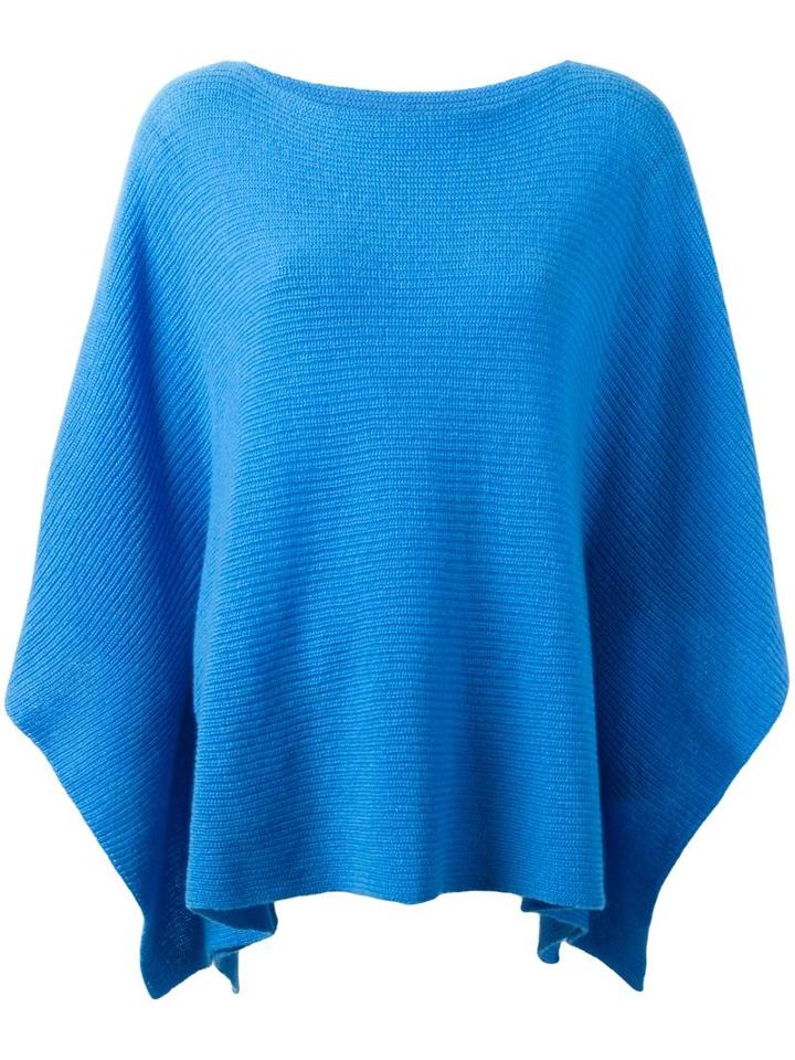 Incentive! Cashmere Boat Neck Jumper, Women's, Size: Medium, Blue, Cashmere