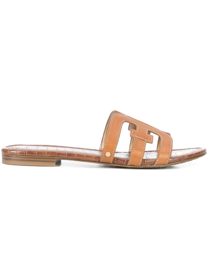 Sam Edelman Cut Out Detail Sandals - Brown