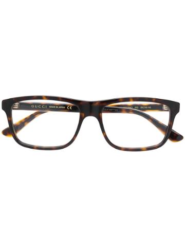 Gucci Eyewear Gg0384o Eyeglasses - Brown