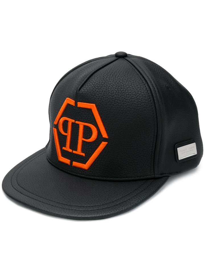Philipp Plein Embroidered Logo Cap - Black