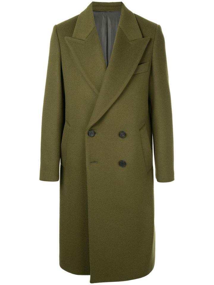 Wooyoungmi Classic Long Coat - Green
