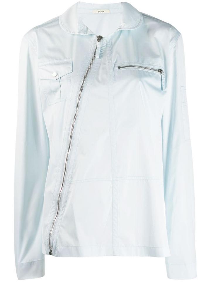 Zilver Sonic Shirt In Recycled Polyester - Blue