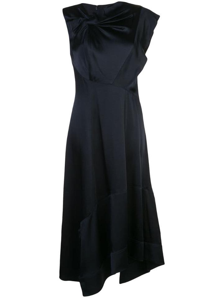 3.1 Phillip Lim Twist Neck Asymmetrical Dress - Blue