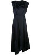 3.1 Phillip Lim Twist Neck Asymmetrical Dress - Blue