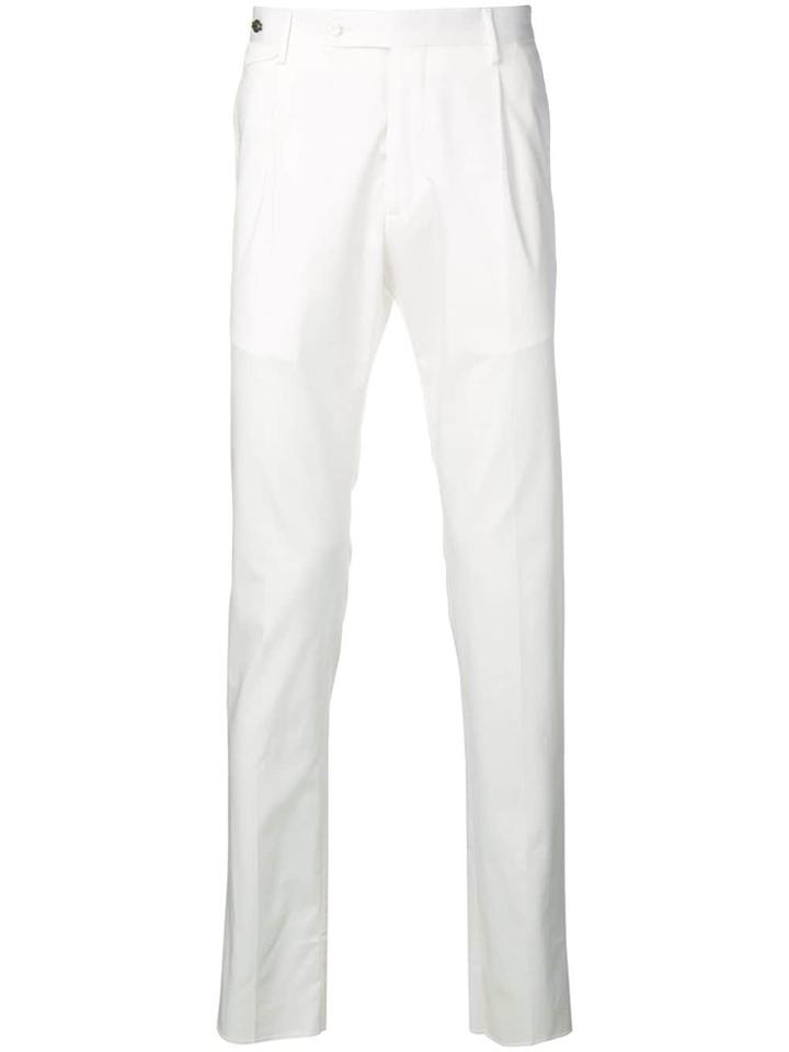 Tagliatore Slim-fit Trousers - White