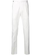 Tagliatore Slim-fit Trousers - White