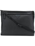 Prada Top Zip Square Shoulder Bag - Black