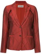 Issey Miyake Vintage Embroidered Slim-fit Blazer
