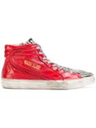 Golden Goose Deluxe Brand Slide High-top Sneakers - Red