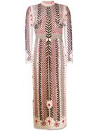 Temperley London Teahouse Sleeved Dress - Neutrals