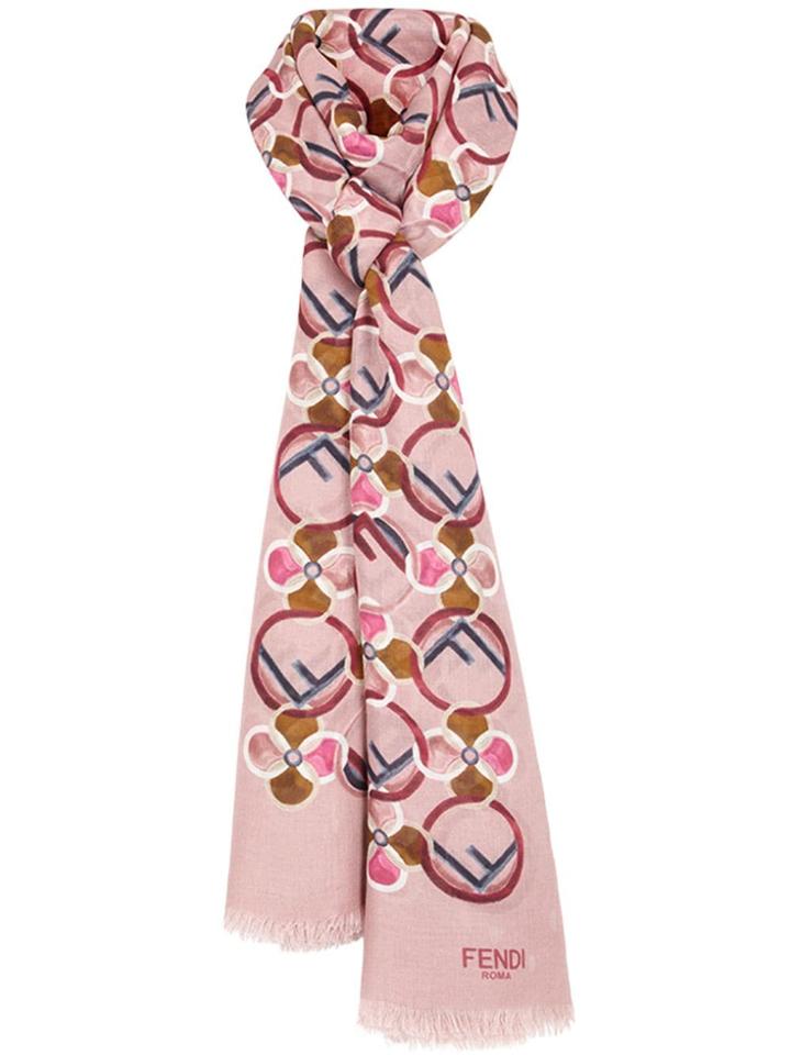 Fendi F Is Fendi Maxi Stole - Pink