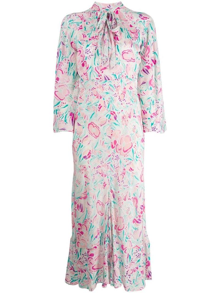 Rixo Amel Floral Dress - Pink