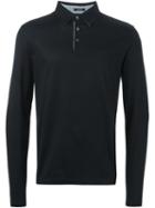 Boss Hugo Boss Long Sleeve Polo Shirt, Men's, Size: Xxl, Black, Cotton