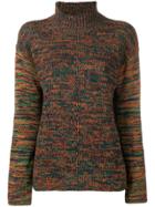 Marni Knitted Melange Sweater - Green