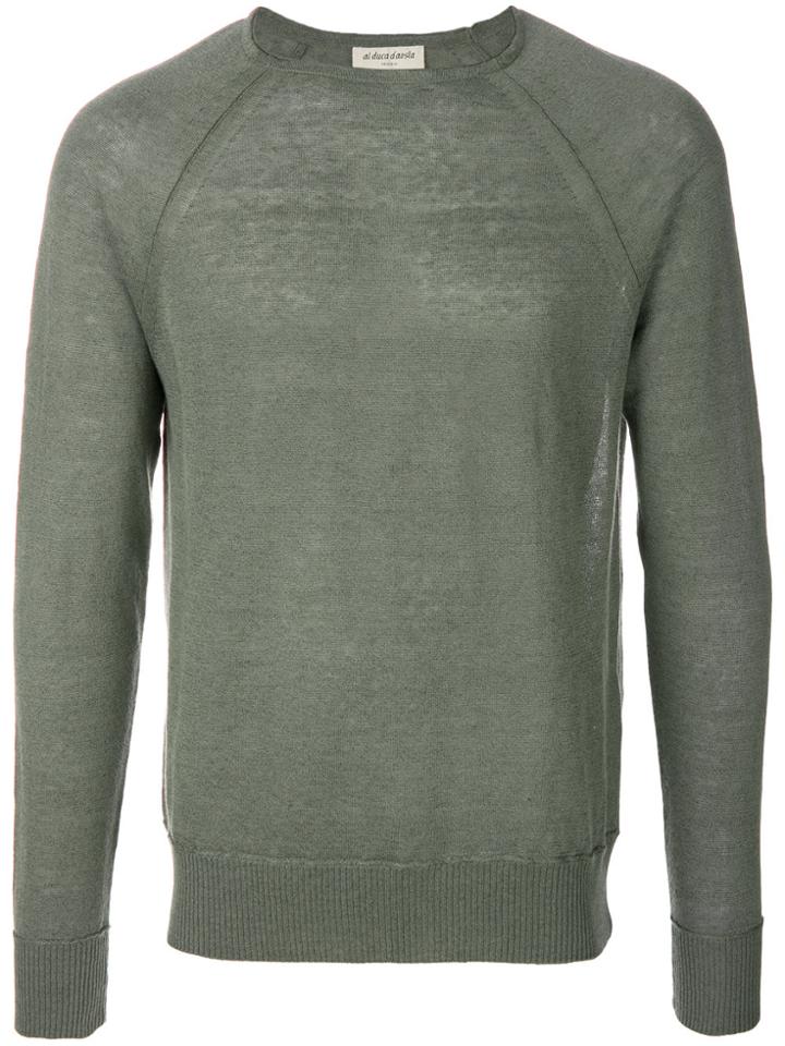 Al Duca D'aosta 1902 Round Neck Jumper - Green