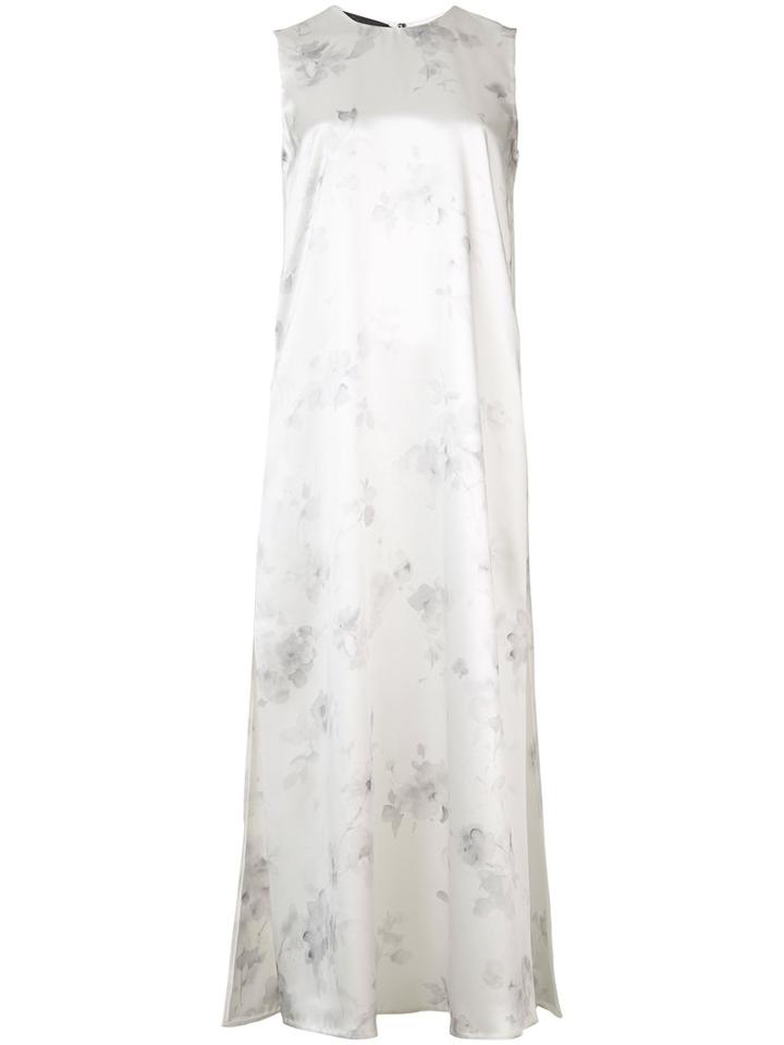 Calvin Klein - Shift Midi Dress - Women - Silk - 36, White, Silk