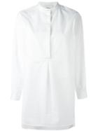 3.1 Phillip Lim Classic Poplin Tunic Shirt, Women's, Size: 4, White, Cotton