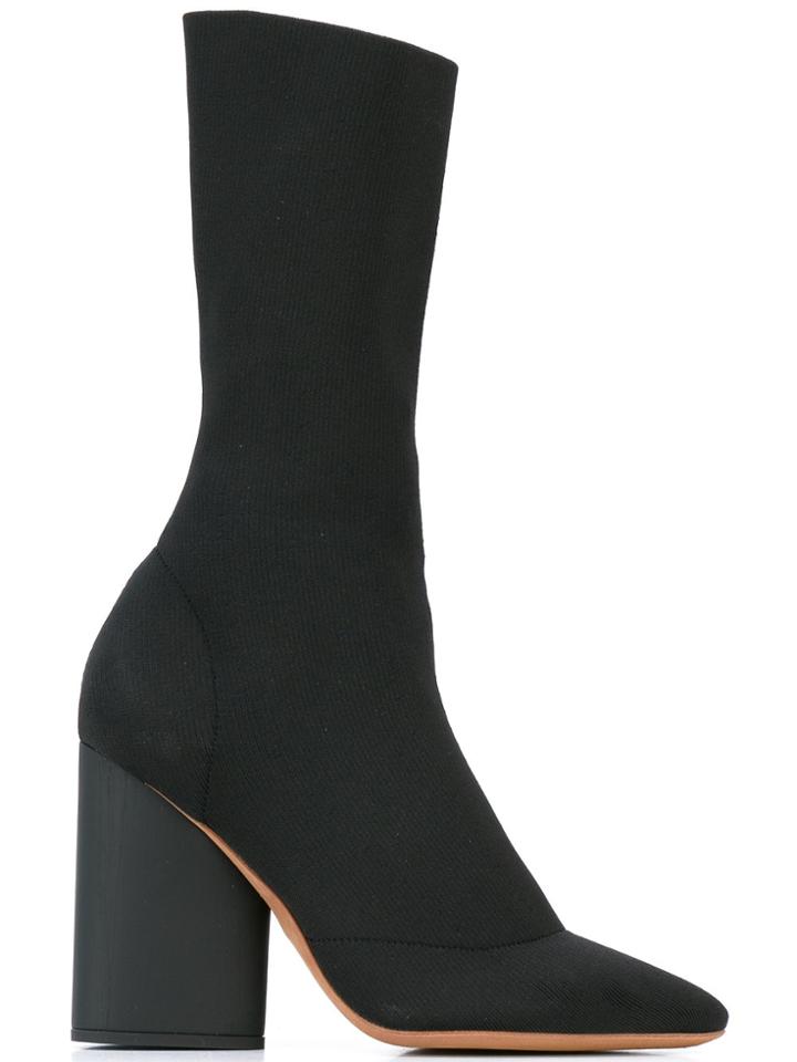 Yeezy Season 4 High Heel Sock Boots - Black