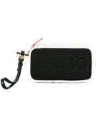 Kenzo 'kombo' Clutch, Women's, Black, Polyester/leather