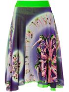 Jean Paul Gaultier Vintage Asymmetric Printed Skirt - Multicolour