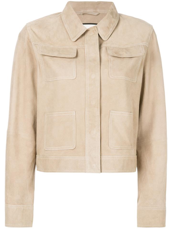 Max & Moi Chest Pocket Jacket - Nude & Neutrals