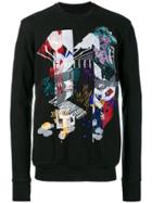 11 By Boris Bidjan Saberi Embroidery And Print Sweater - Black