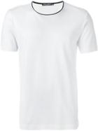 Dolce & Gabbana Round Neck T-shirt, Men's, Size: 46, White, Cotton