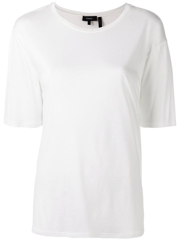 Theory - Short-sleeved T-shirt - Women - Viscose - S, White, Viscose