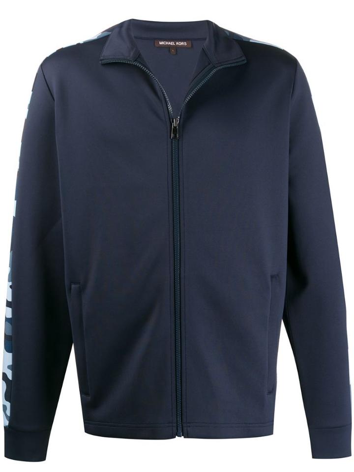 Michael Kors Printed Sports Jacket - Blue