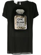 Edward Achour Paris Sequinned T-shirt - Black