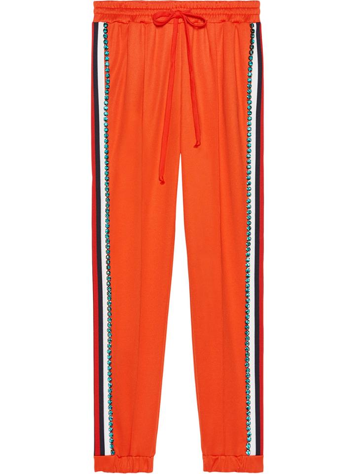 Gucci Technical Jersey Jogging Pant - Yellow & Orange