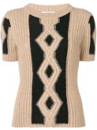 Moschino Vintage 1990's Knitted Top - Neutrals