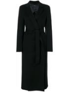 Joseph - Long Belted Coat - Women - Viscose/cashmere/wool - 40, Black, Viscose/cashmere/wool
