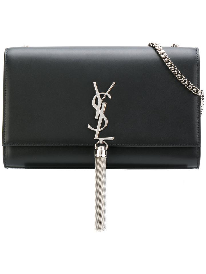 Saint Laurent - Medium Monogram Kate Bag - Women - Calf Leather - One Size, Black, Calf Leather