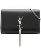 Saint Laurent - Medium Monogram Kate Bag - Women - Calf Leather - One Size, Black, Calf Leather