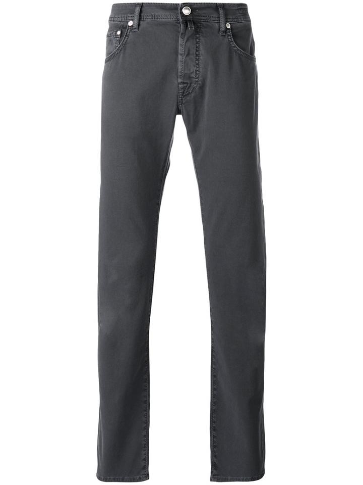 Jacob Cohen - Straight Leg Jeans - Men - Cotton/spandex/elastane - 36, Grey, Cotton/spandex/elastane