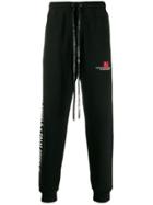 Palm Angels Logo Tape Joggers - Black